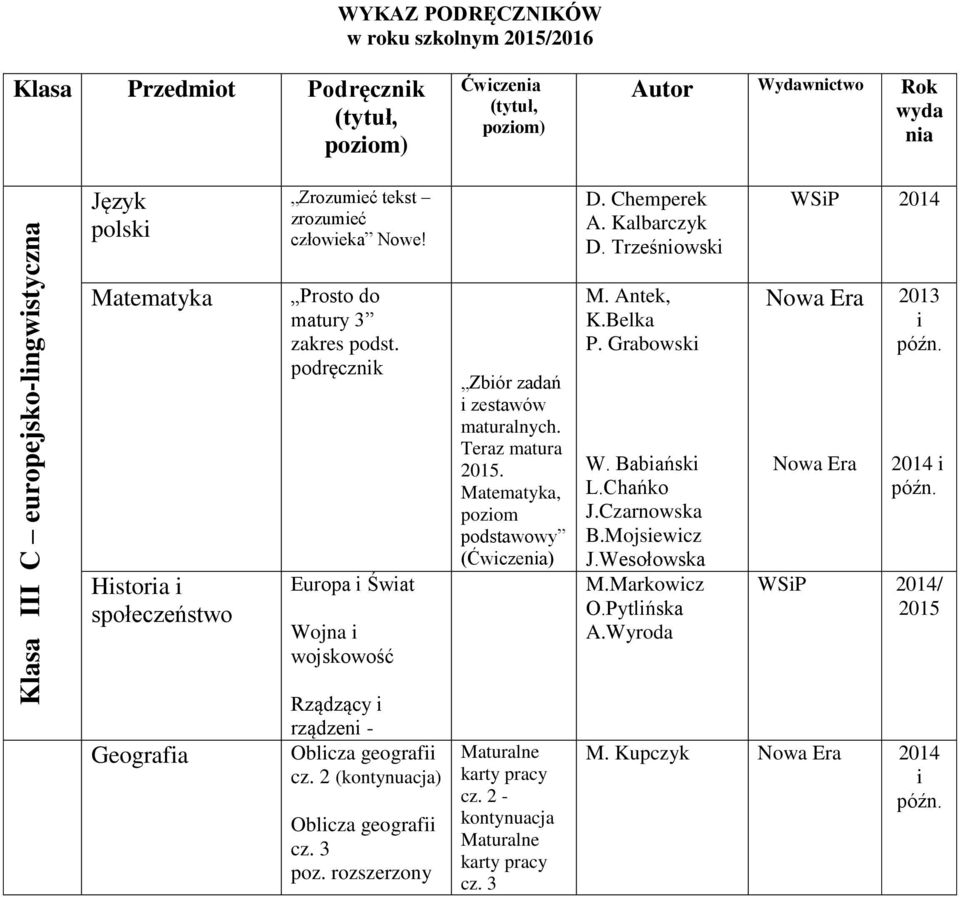 2 (kontynuacja) Oblcza geograf Zbór zadań zestawów maturalnych. Teraz matura., pozom podstawowy (Ćwczena) cz. 2 - kontynuacja D.