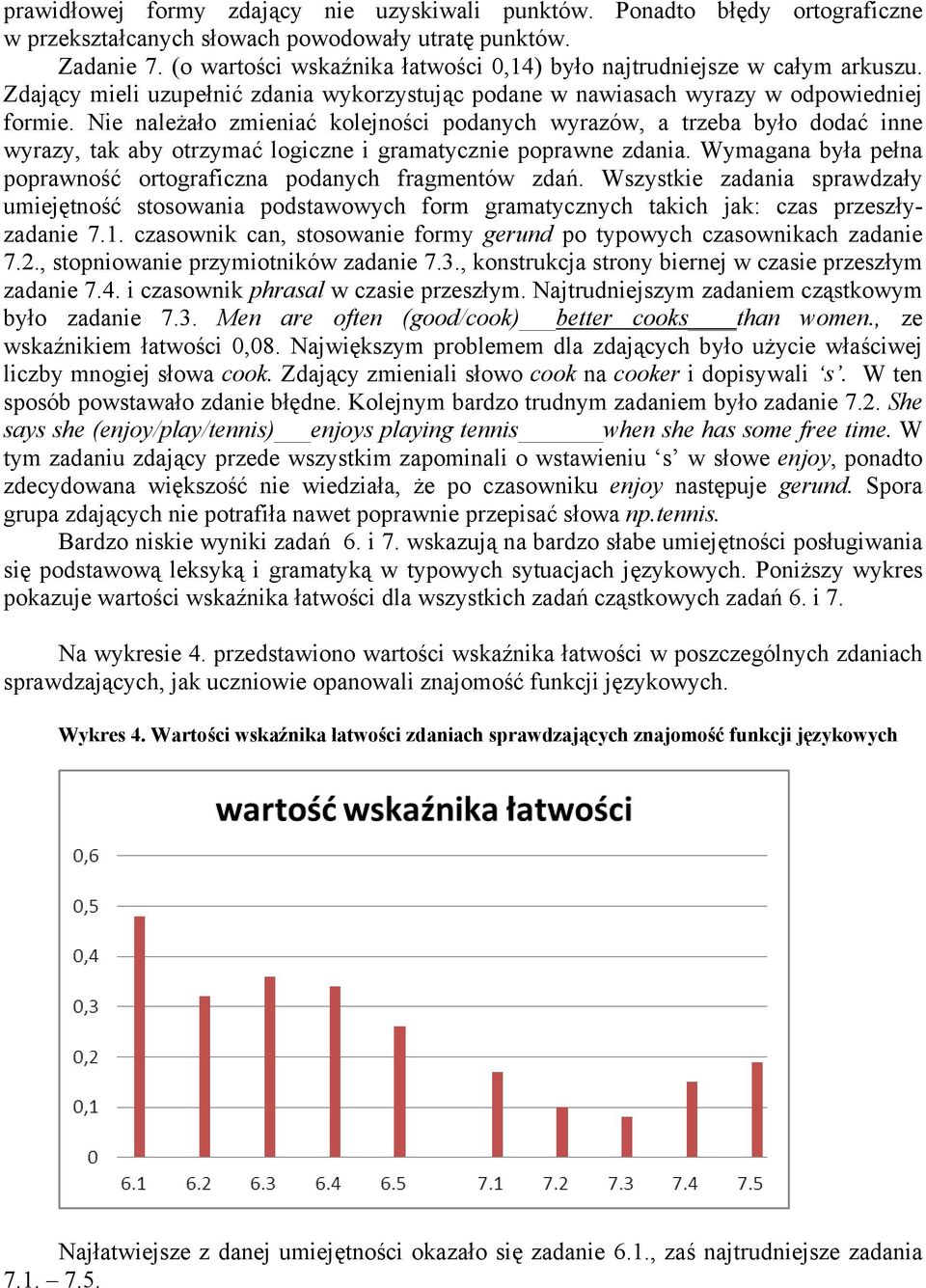 Nie należało zmieniać kolejności podanych wyrazów, a trzeba było dodać inne wyrazy, tak aby otrzymać logiczne i gramatycznie poprawne zdania.