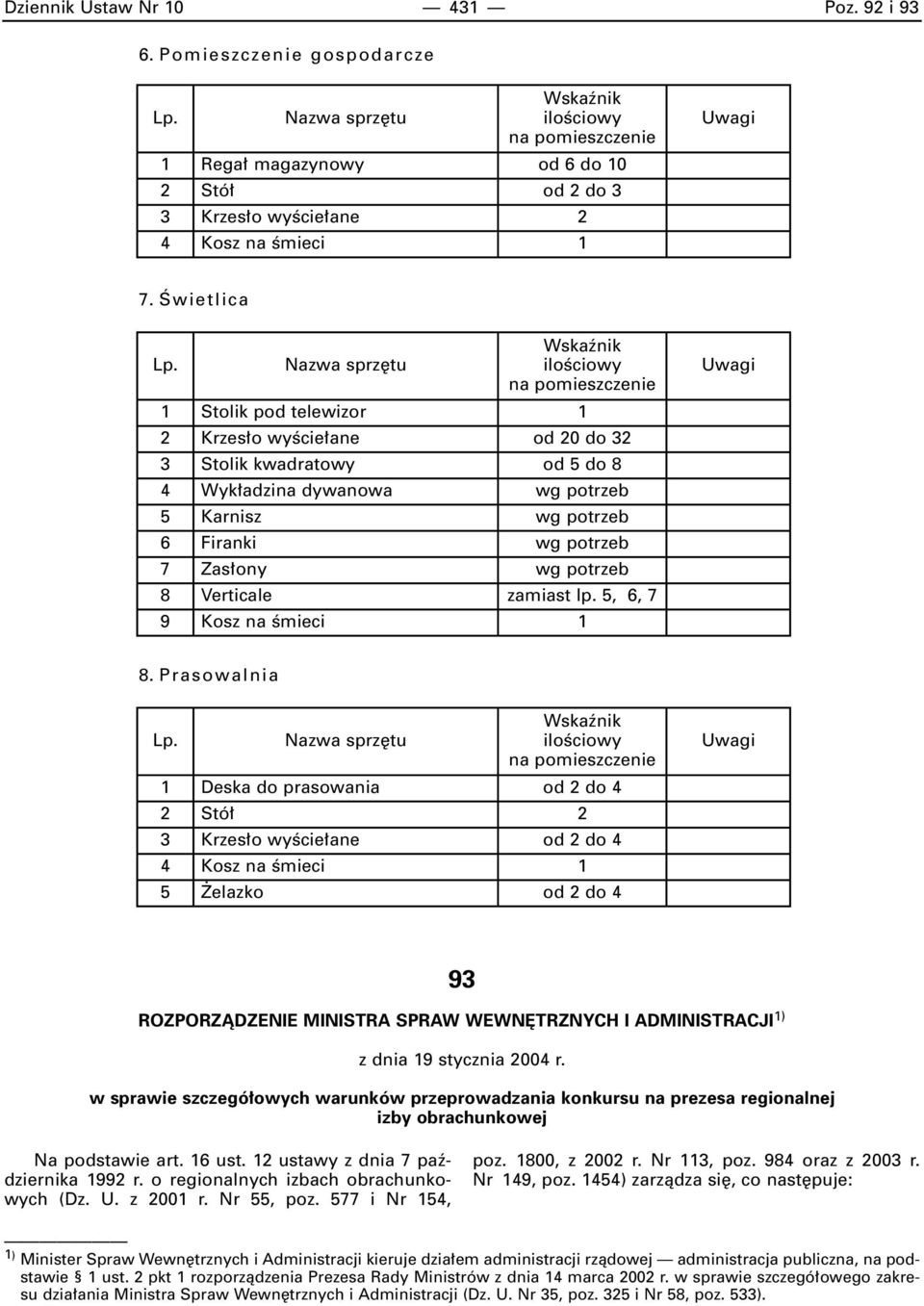 Verticale zamiast lp. 5, 6, 7 9 Kosz na Êmieci 1 8.