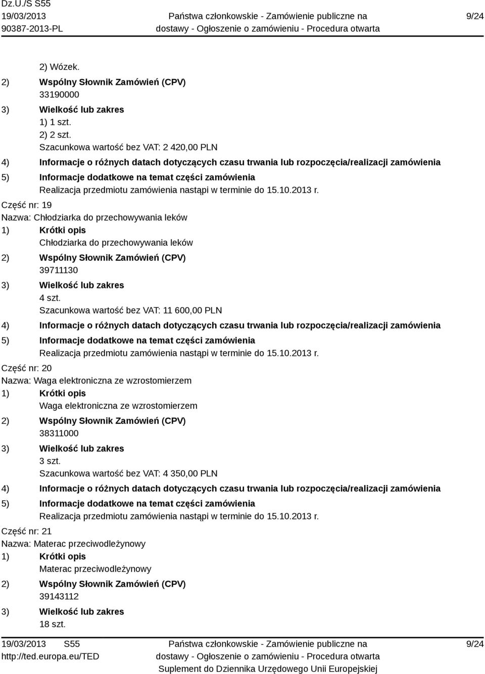 przechowywania leków 39711130 4 szt.