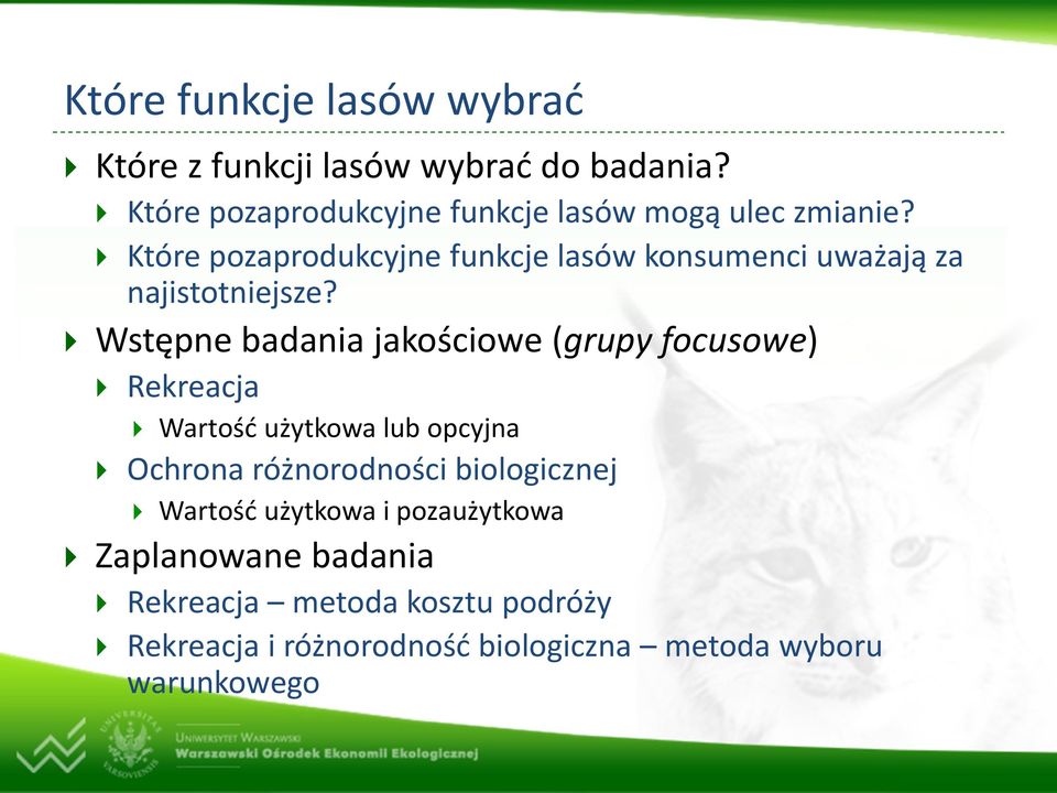 Które pozaprodukcyjne funkcje lasów konsumenci uważają za najistotniejsze?