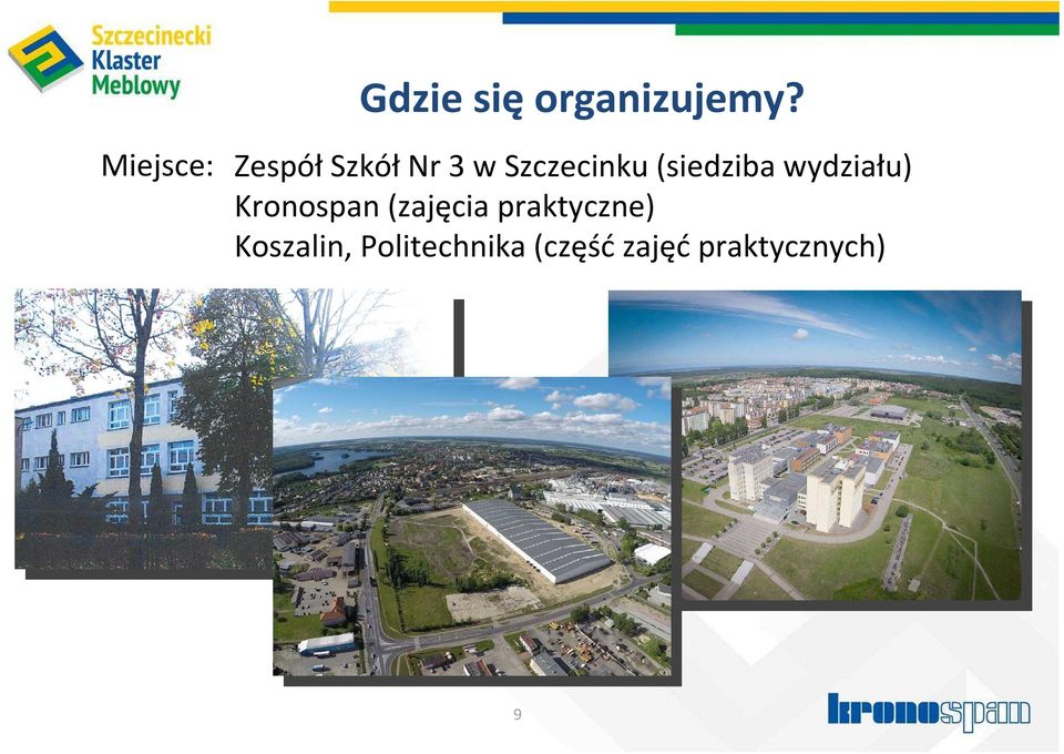 (siedziba wydziału) Kronospan (zajęcia