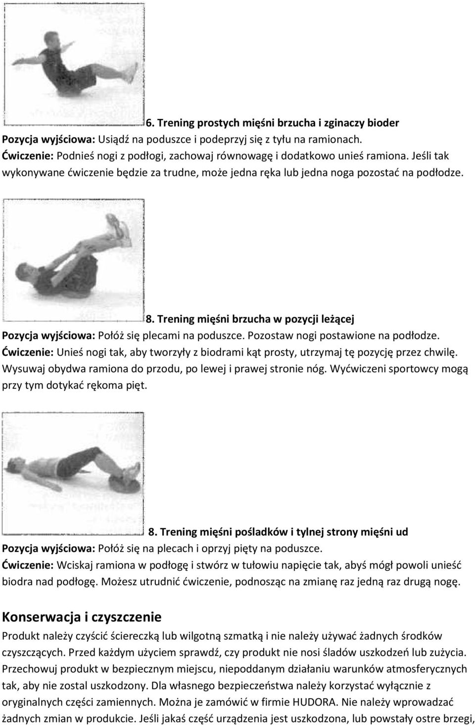 Trening mięśni brzucha w pozycji leżącej Pozycja wyjściowa: Połóż się plecami na poduszce. Pozostaw nogi postawione na podłodze.