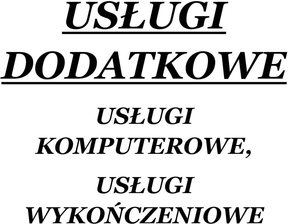 KOMPUTEROWE, 