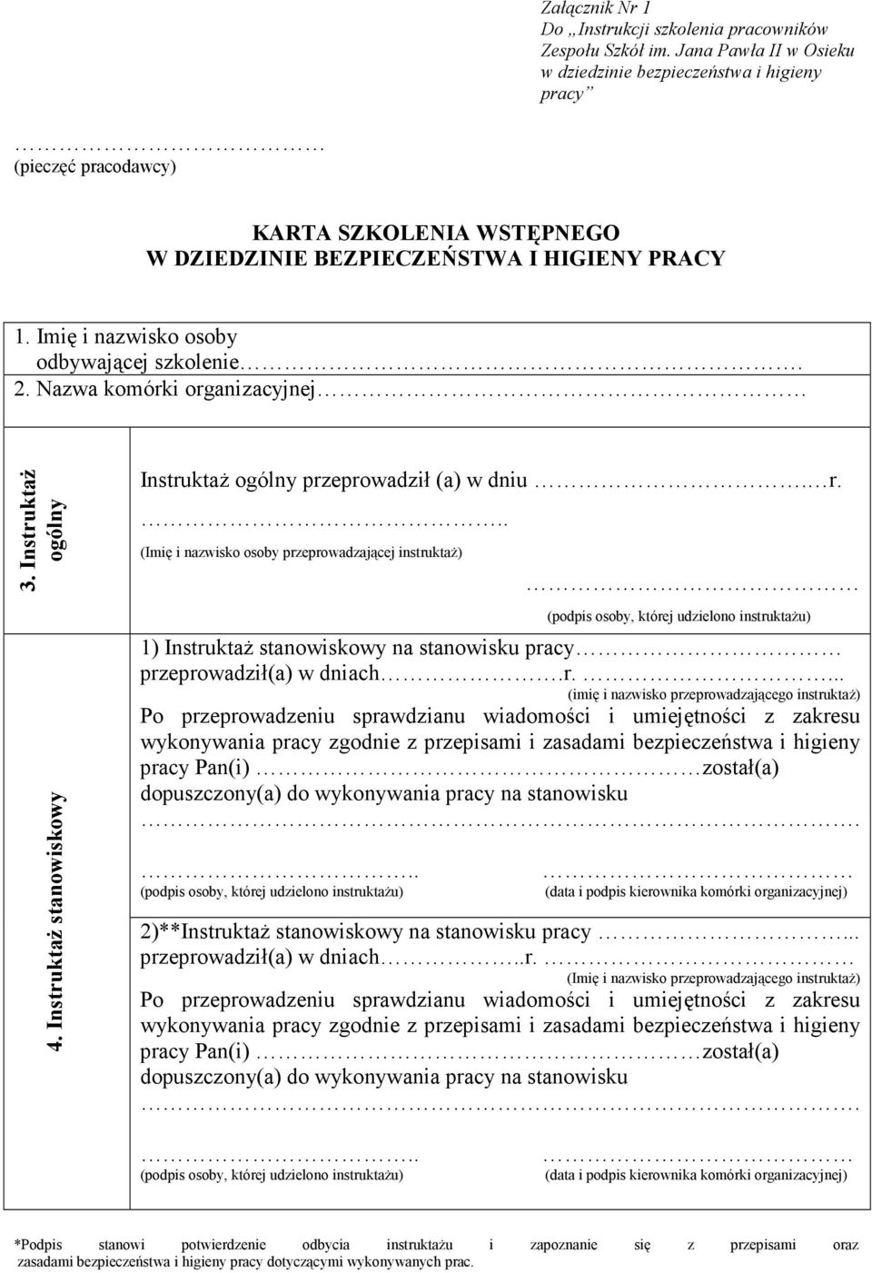 .. (Imię i nazwisko osoby prz