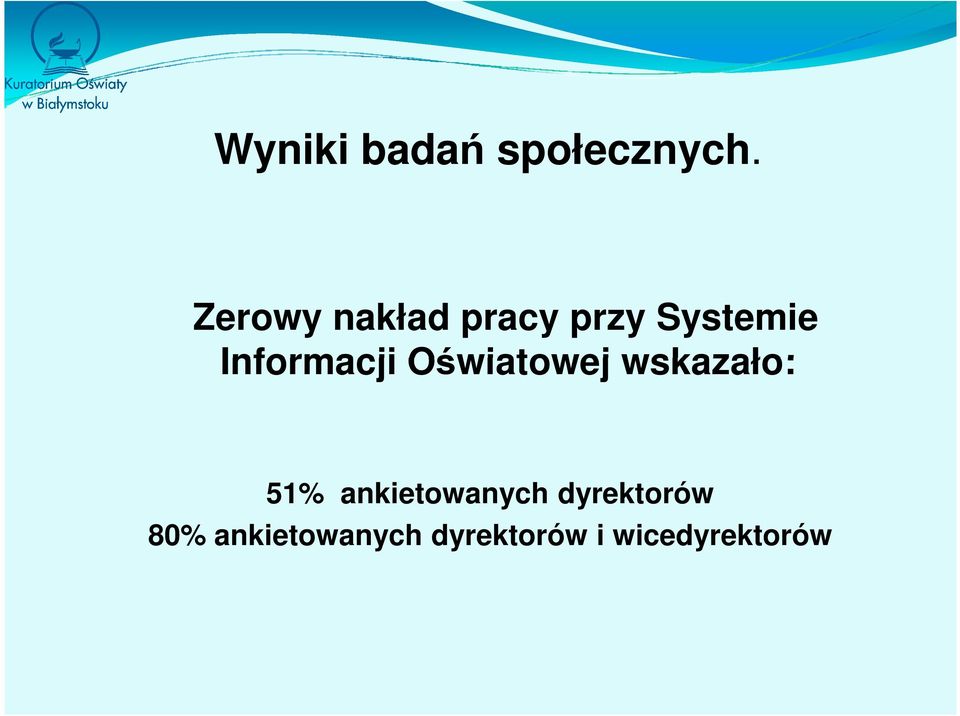 Informacji Oświatowej wskazało: 51%