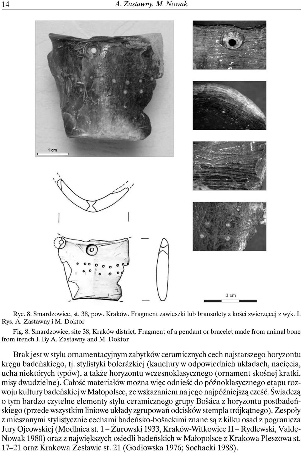 Doktor Brak jest w stylu ornamentacyjnym zabytków ceramicznych cech najstarszego horyzontu kręgu badeńskiego, tj.
