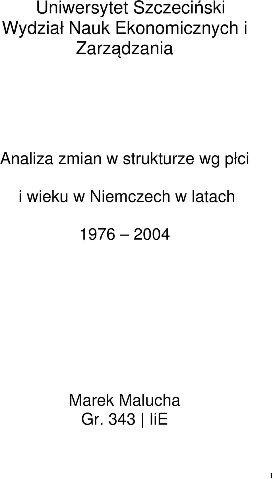 w strukturze wg płci i wieku w Niemczech