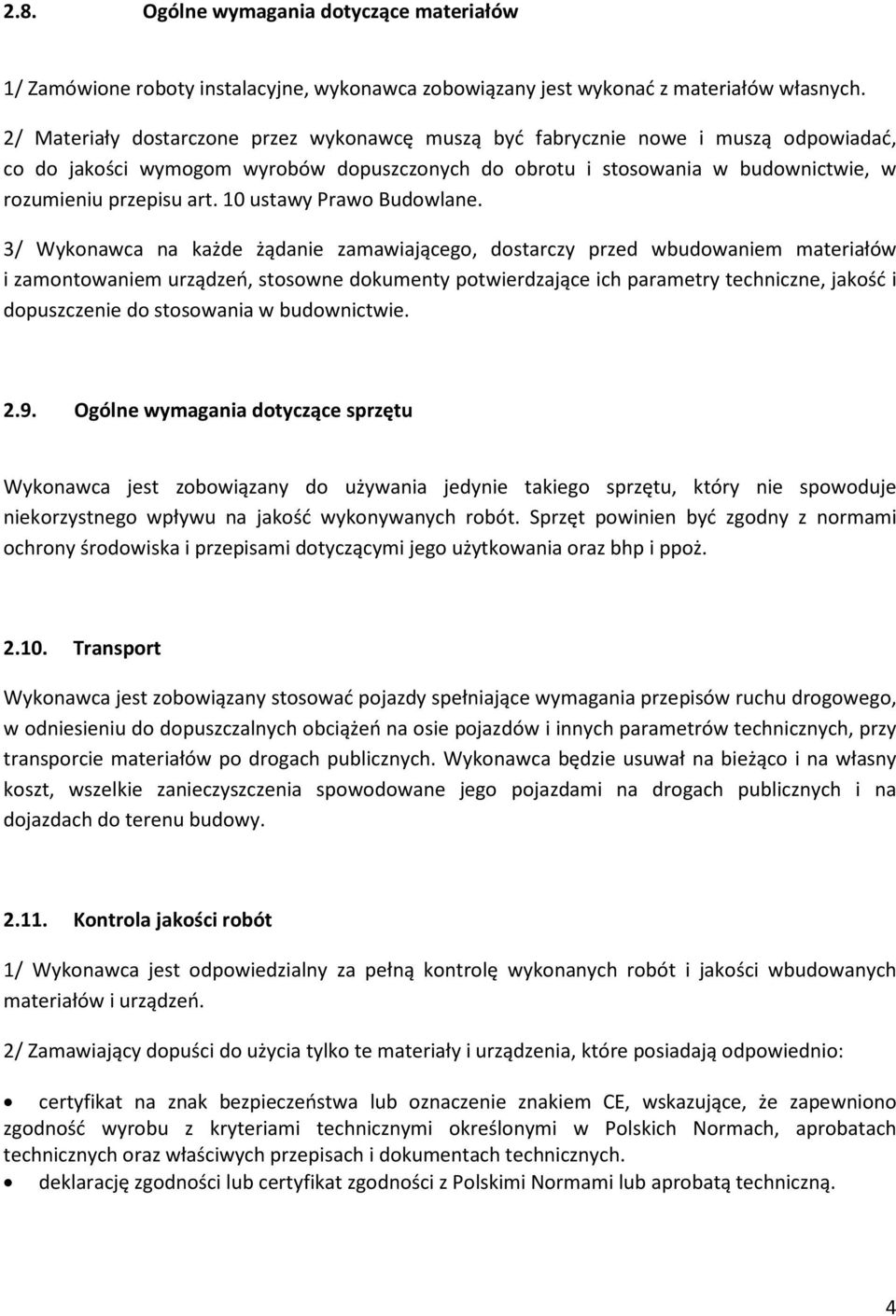 10 ustawy Prawo Budowlane.