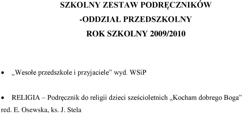 WSiP RELIGIA Podręcznik do religii dzieci