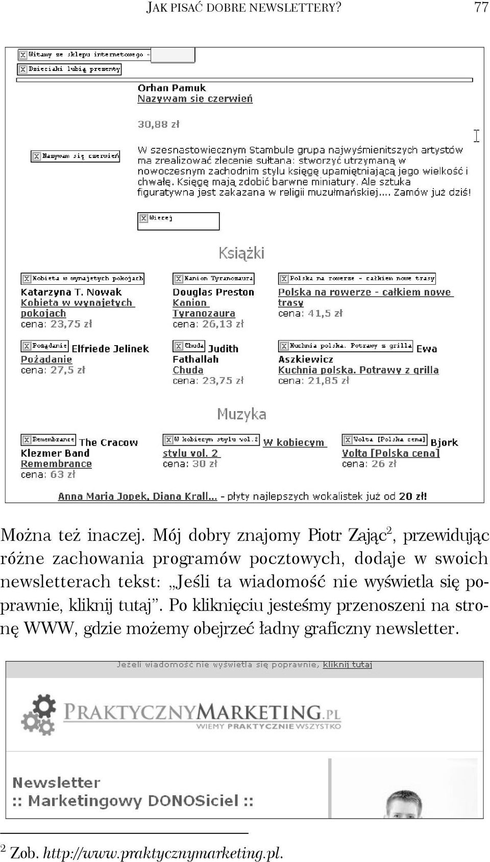 swoich newsletterach tekst: Jeśli ta wiadomość nie wyświetla się poprawnie, kliknij tutaj.