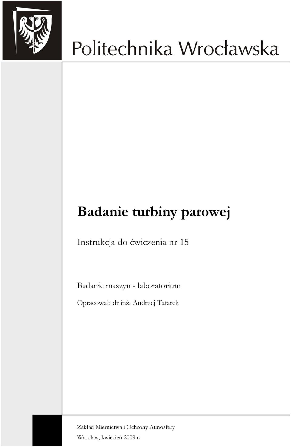 Oracował: dr nŝ.