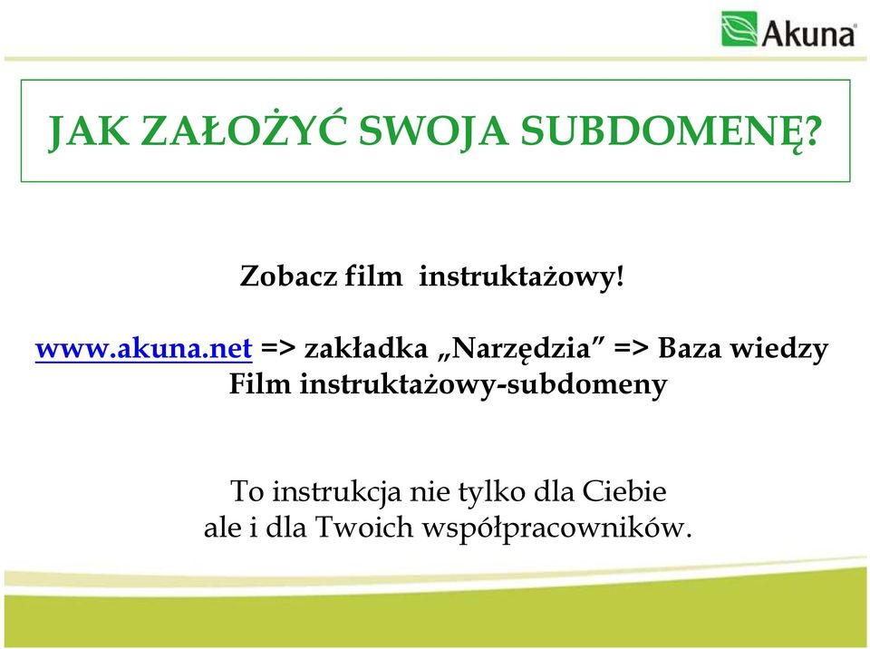 net => zakładka Narzędzia => Baza wiedzy Film