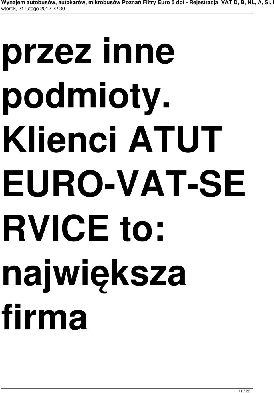 EURO-VAT-SE RVICE