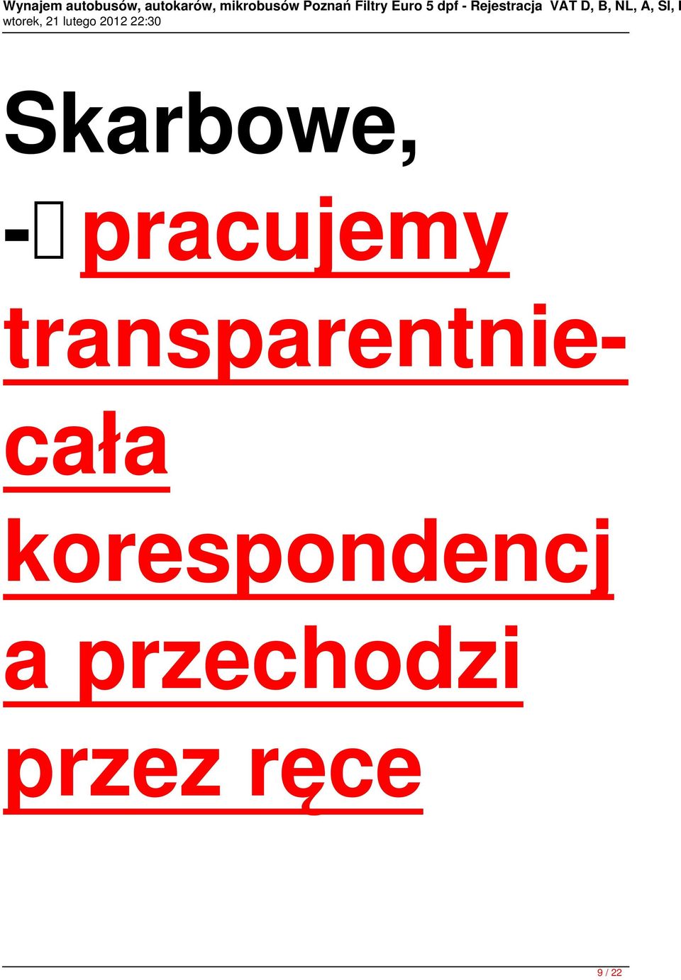 korespondencj a
