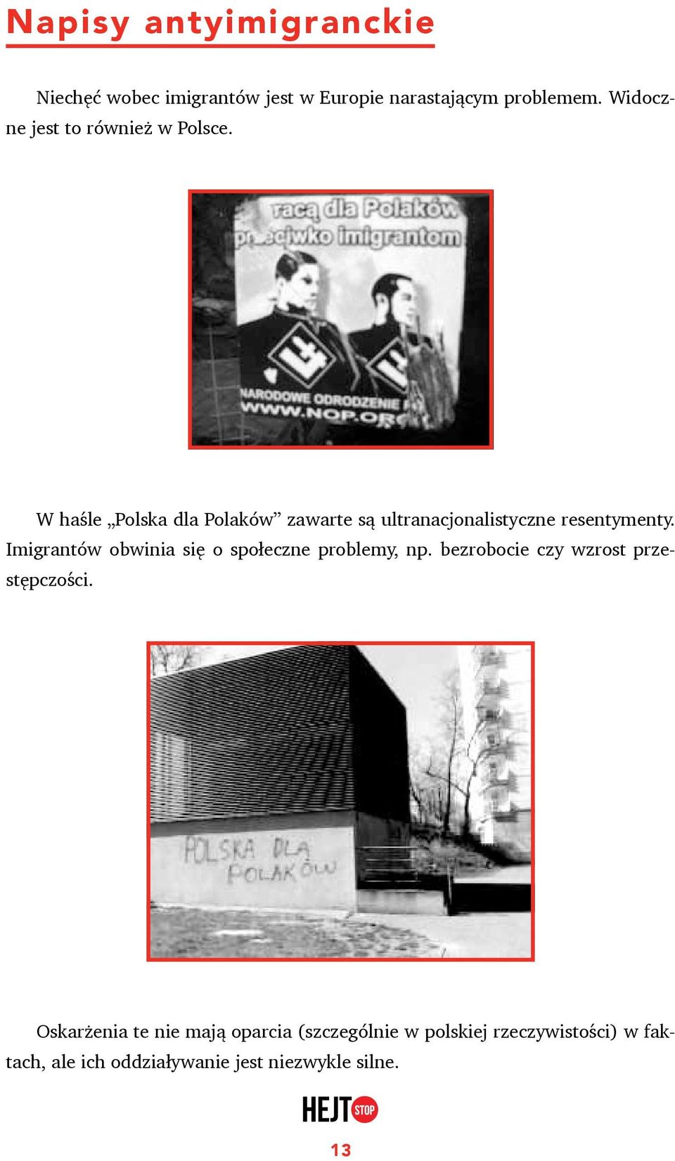 W haśle Polska dla Polaków zawarte są ultranacjonalistyczne resentymenty.