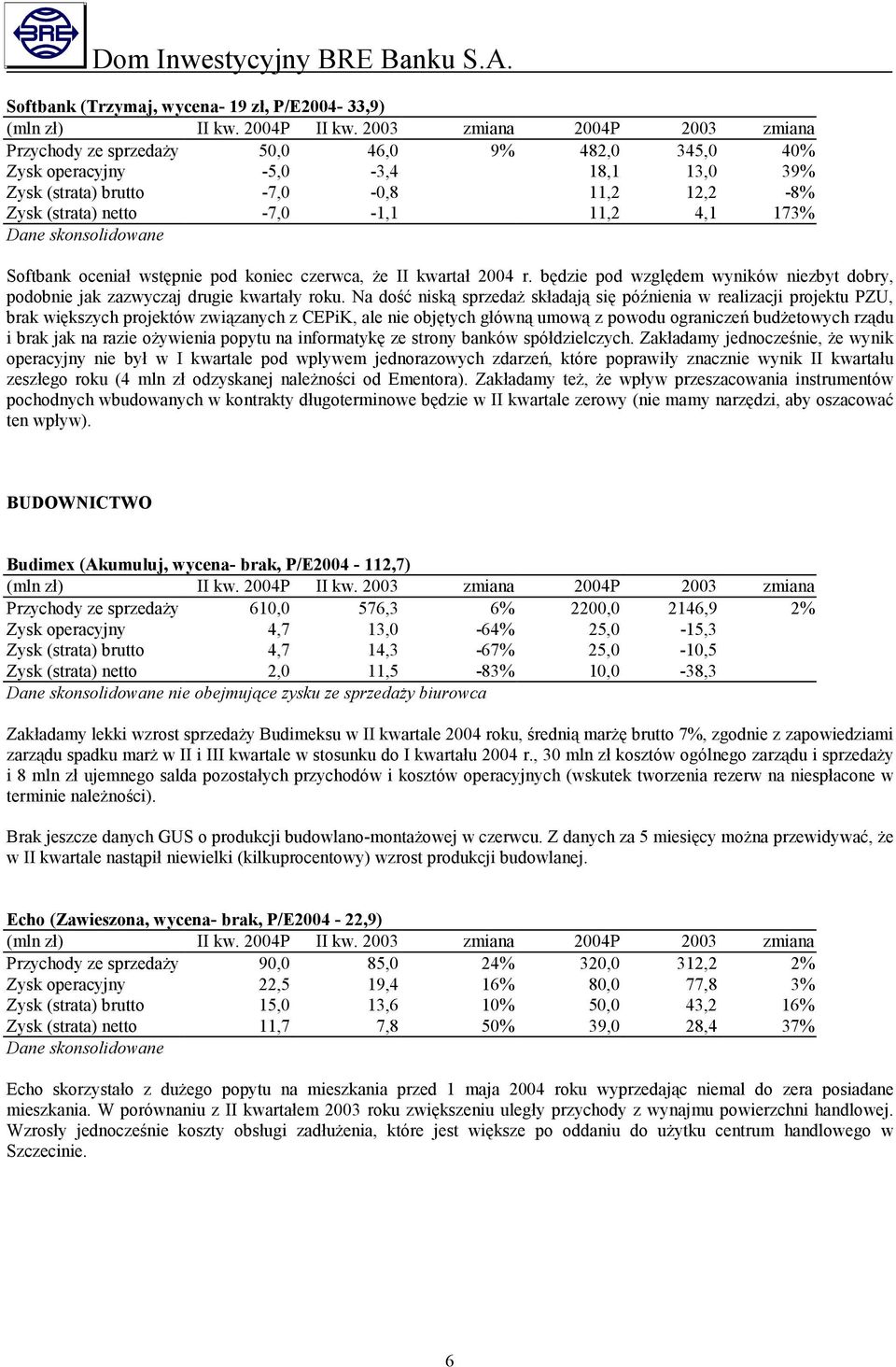 Na dość niską sprzedaż składają się późnienia w realizacji projektu PZU, brak większych projektów związanych z CEPiK, ale nie objętych główną umową z powodu ograniczeń budżetowych rządu i brak jak na