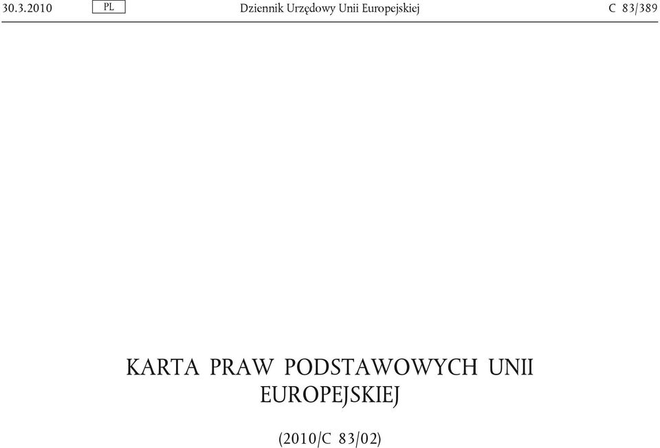 KARTA PRAW PODSTAWOWYCH