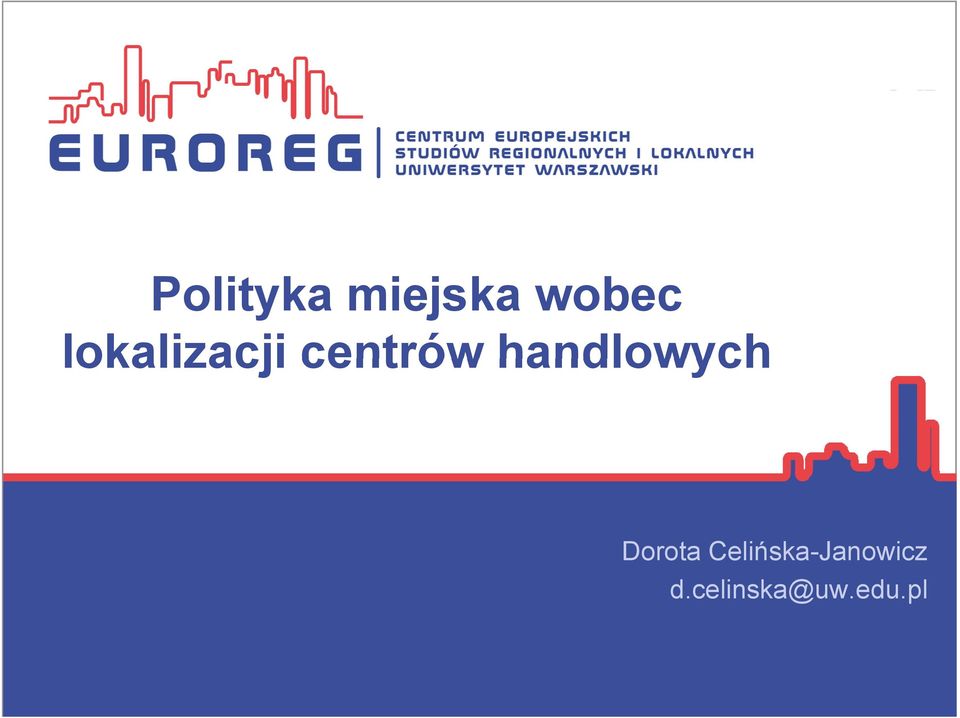 handlowych Dorota