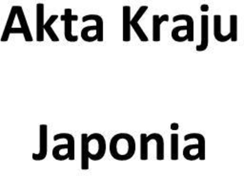 Japonia