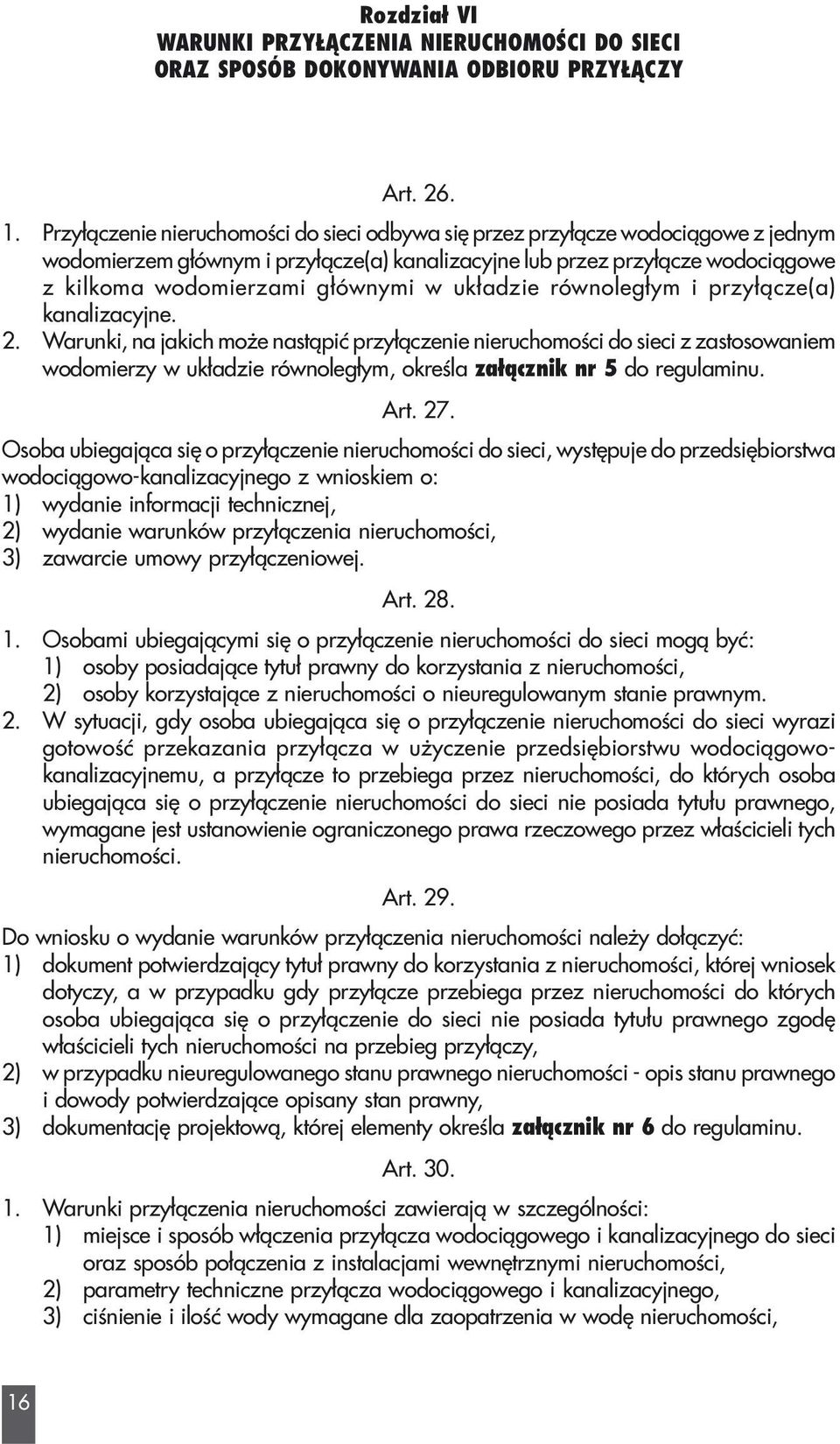 uk³adzie równoleg³ym i przy³¹cze(a) kanalizacyjne. 2.