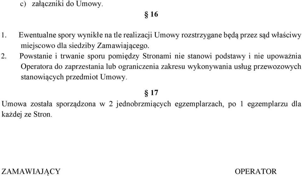 Zamawiającego. 2.