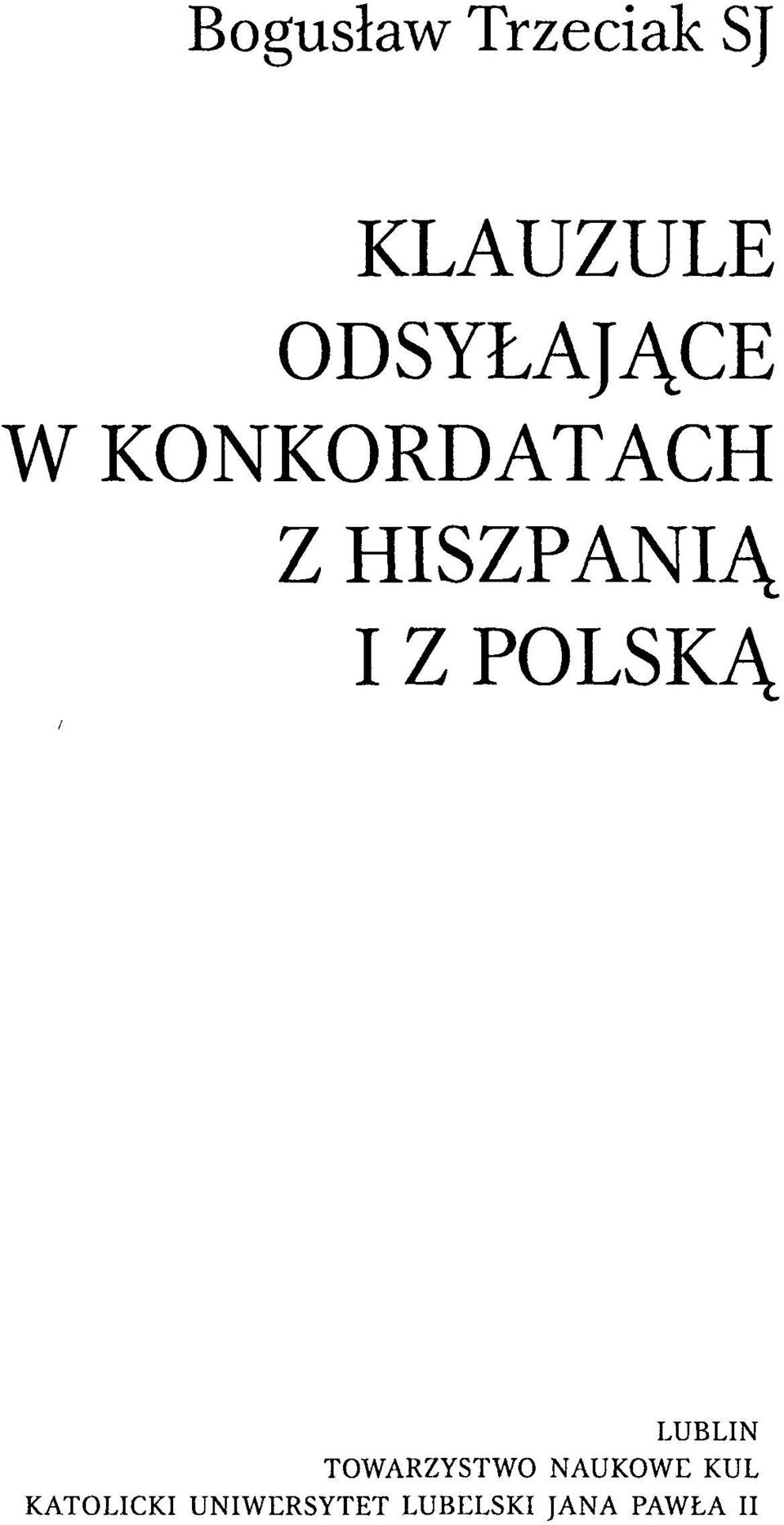 IZ POLSKĄ LUBLIN TOWARZYSTWO NAUKOWE