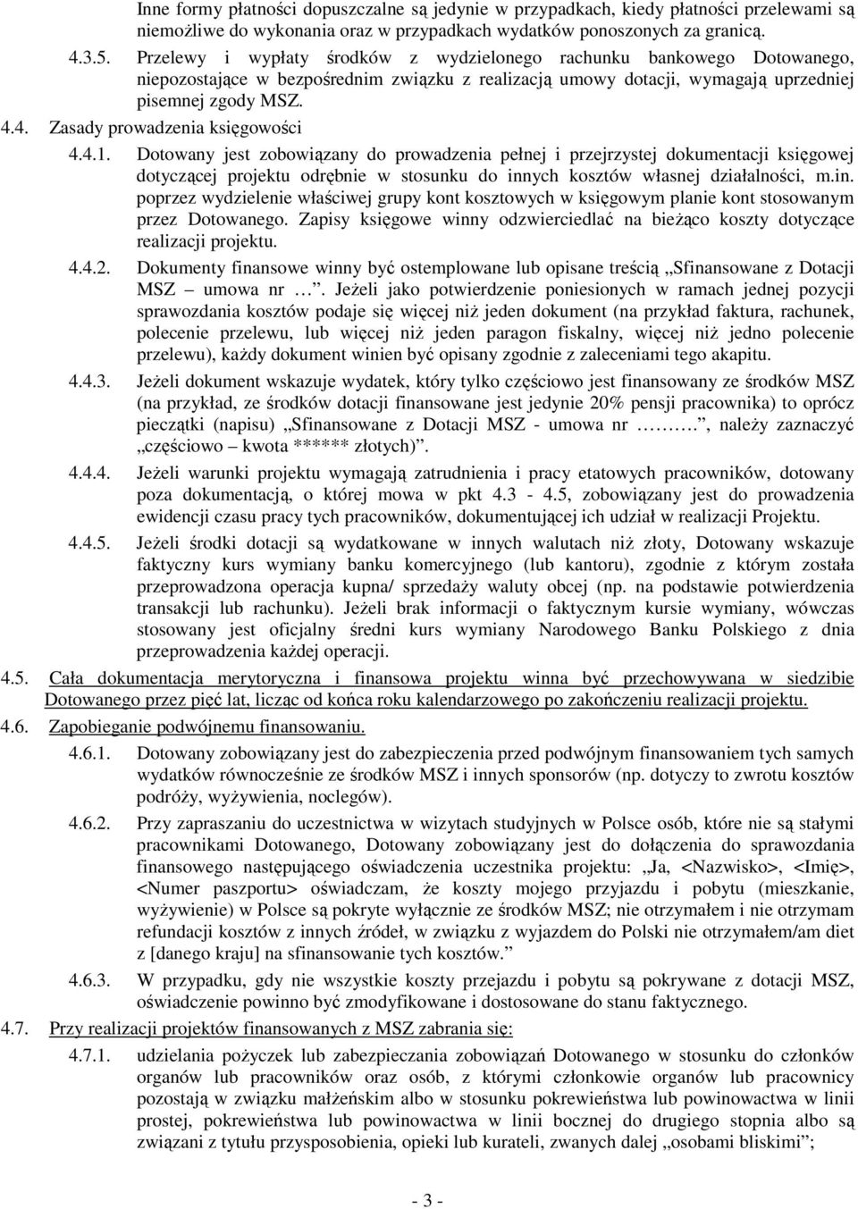 4. Zasady prowadzenia księgowości 4.4.1.