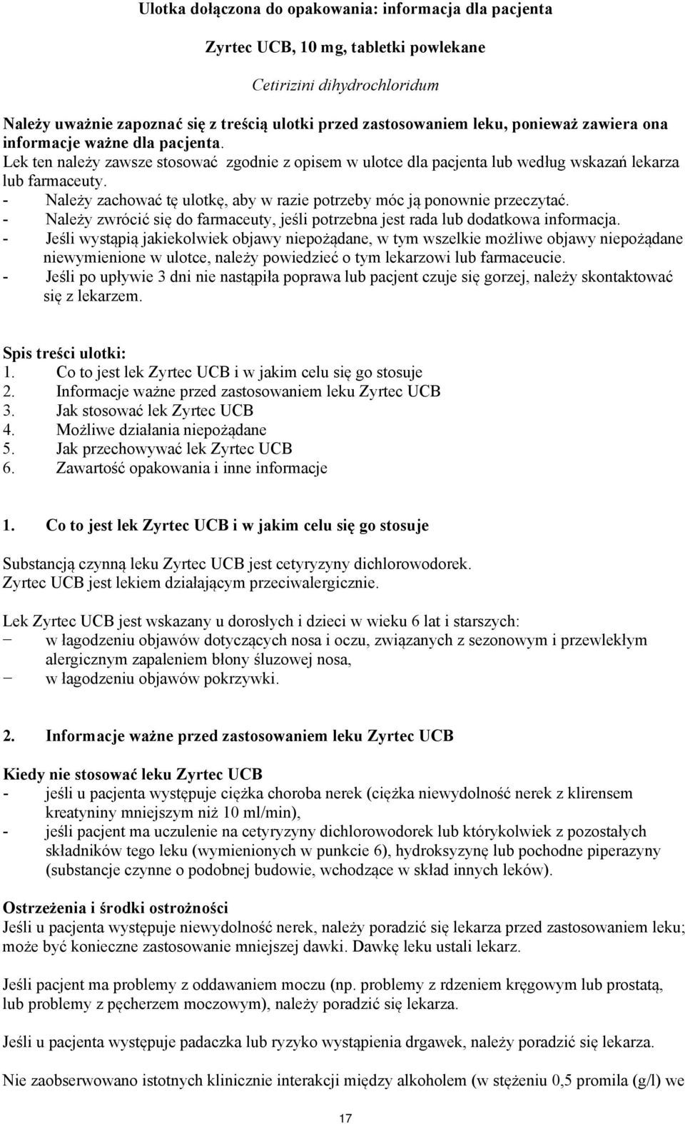 B. ULOTKA DLA PACJENTA - PDF Free Download