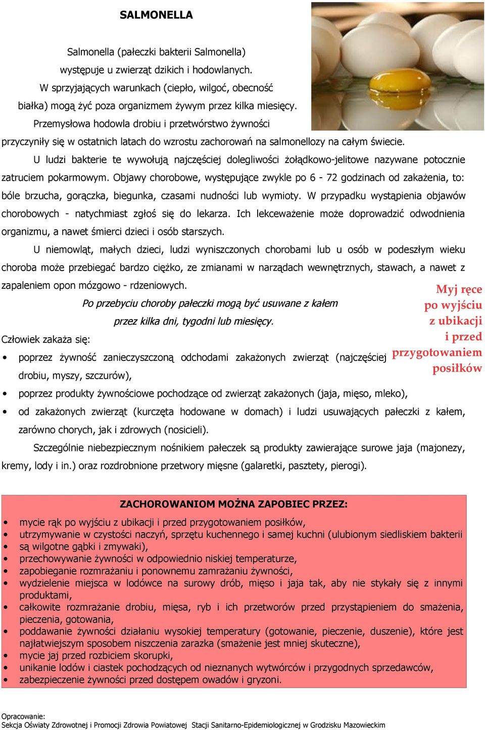 Przemysłowa hodowla drobiu i przetwórstwo żywności przyczyniły się w ostatnich latach do wzrostu zachorowań na salmonellozy na całym świecie.
