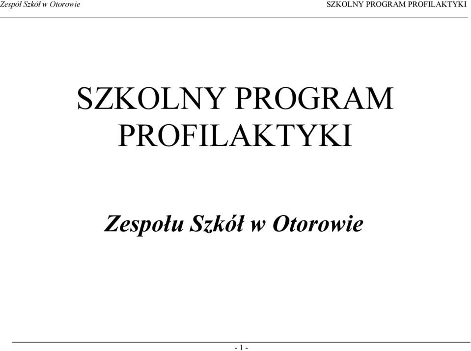 PROFILAKTYKI