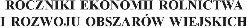 POLITYKI ROLNEJ 1 ROCZNIKI