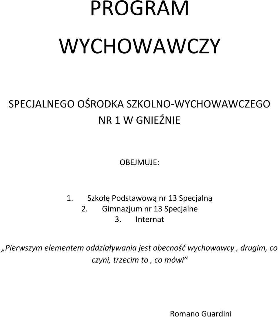 Gimnazjum nr 13 Specjalne 3.