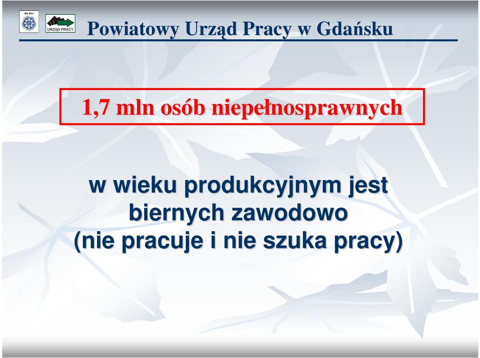 produkcyjnym jest biernych