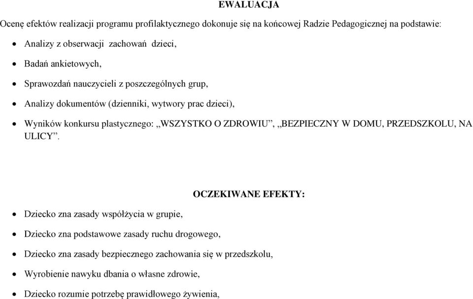 WSZYSTKO O ZDROWIU, BEZPIECZNY W DOMU, PRZEDSZKOLU, NA ULICY.