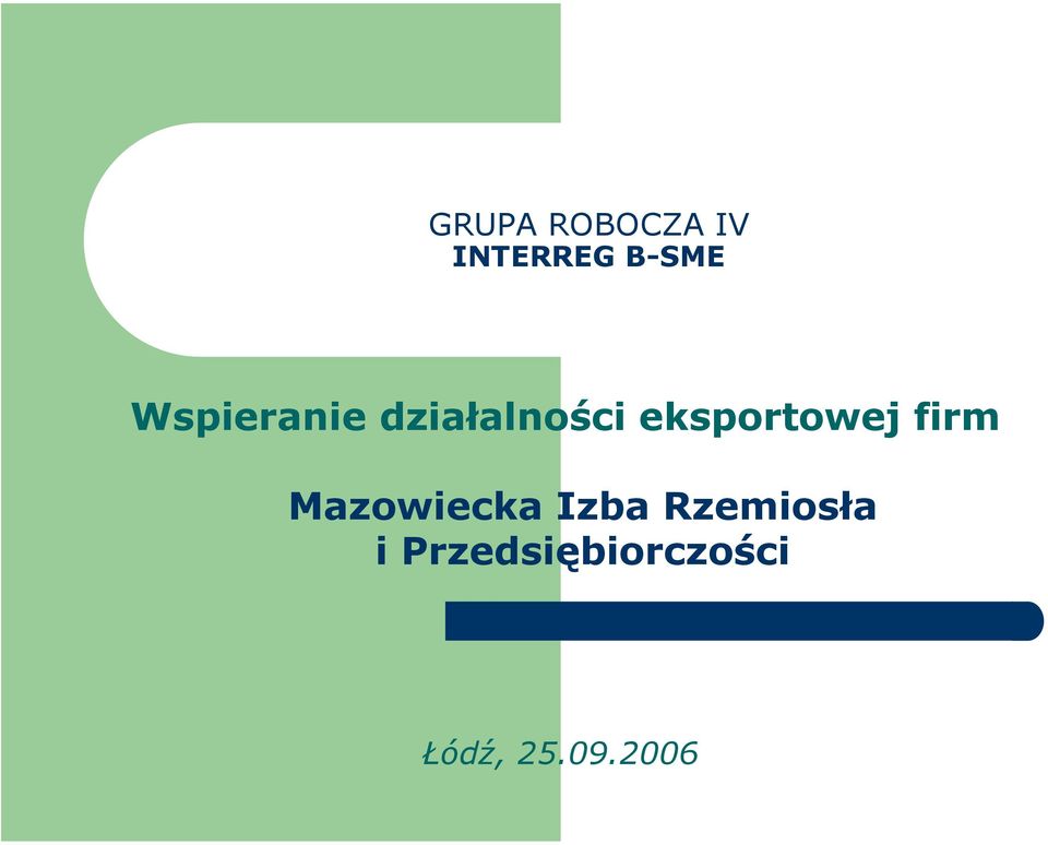 eksportowej firm Mazowiecka Izba
