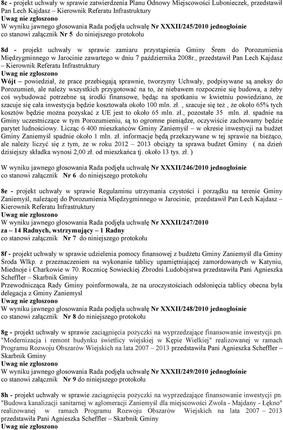 dniu 7 października 2008r.