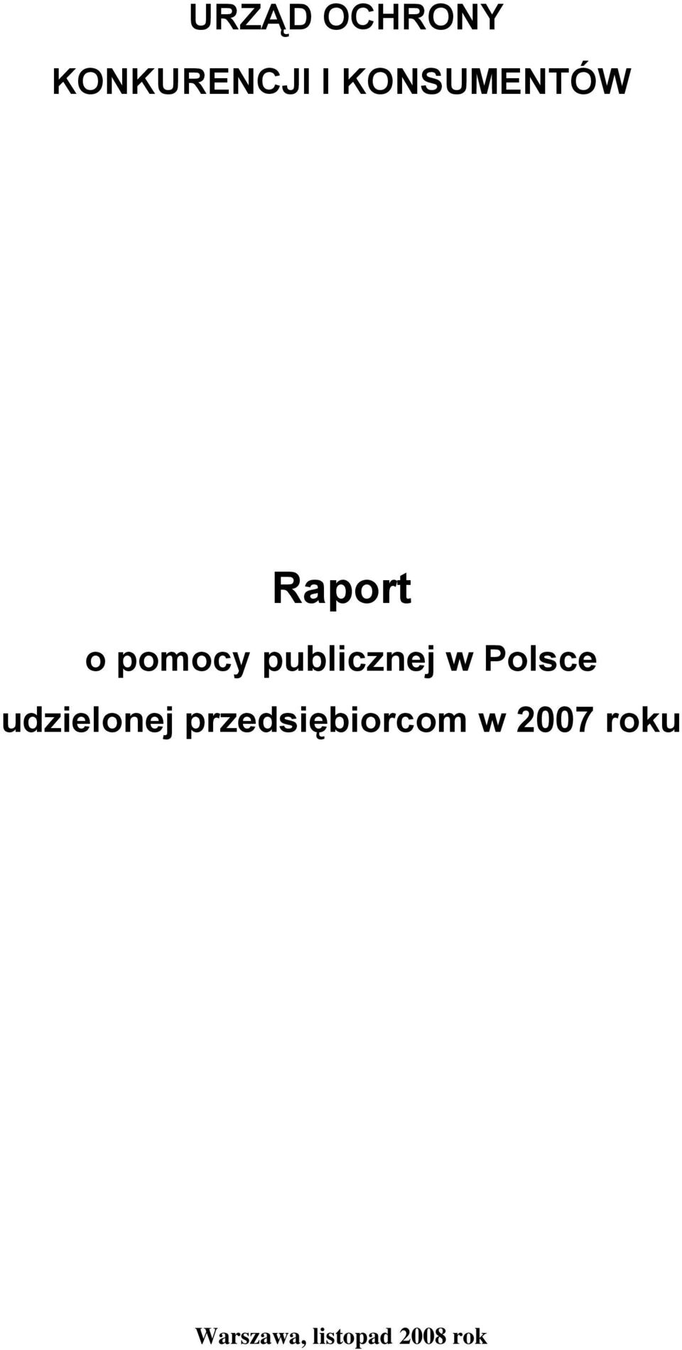 Polsce udzielonej przedsiębiorcom