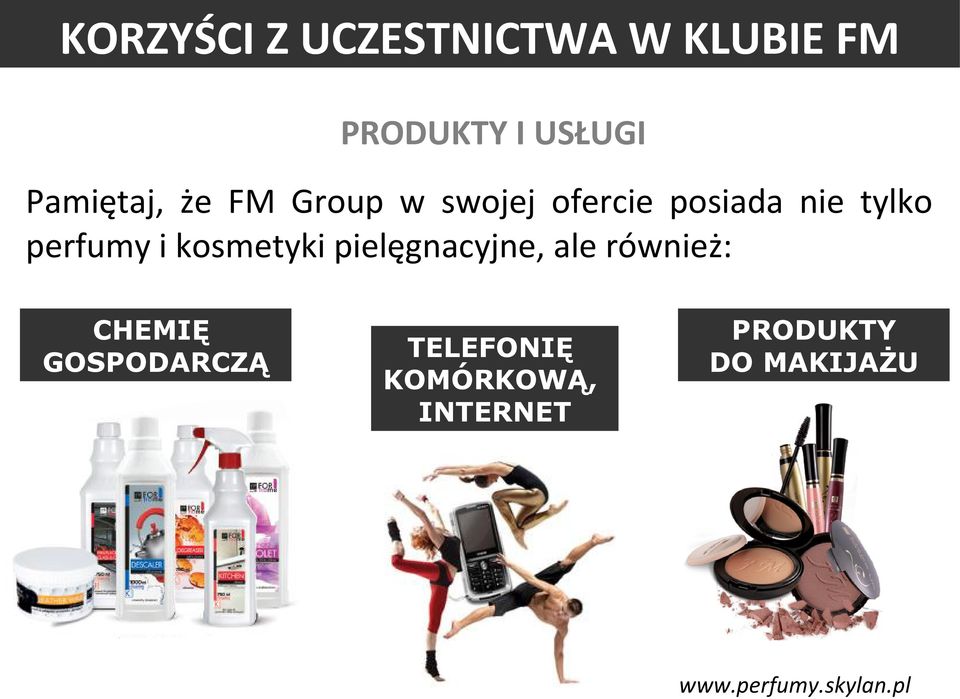 kosmetyki pielęgnacyjne, ale również: CHEMIĘ