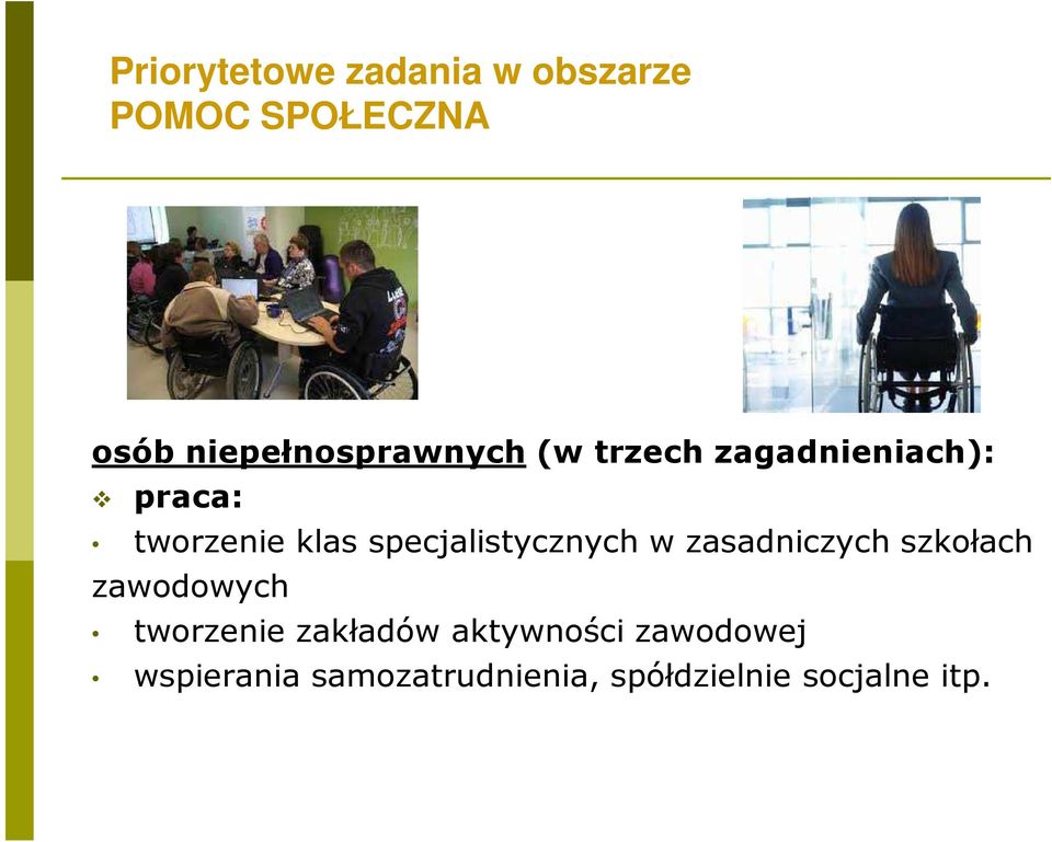 specjalistycznych w zasadniczych szkołach zawodowych tworzenie
