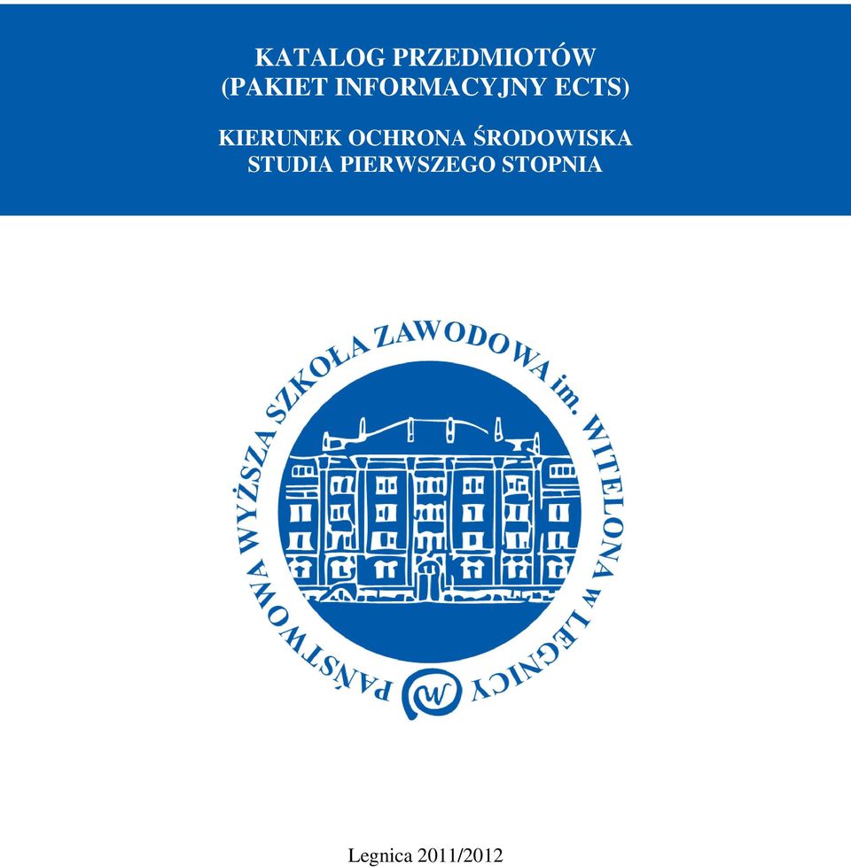 OCHRONA ŚRODOWISKA STUDIA