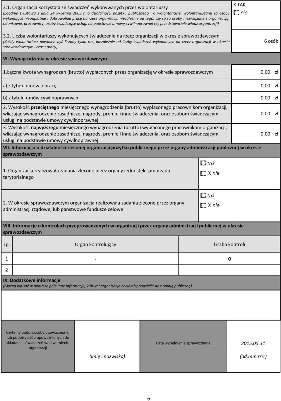 członkowie, pracownicy, osoby świadczące usługi na podstawie umowy cywilnoprawnej czy przedstawiciele władz organizacji) 3.2.