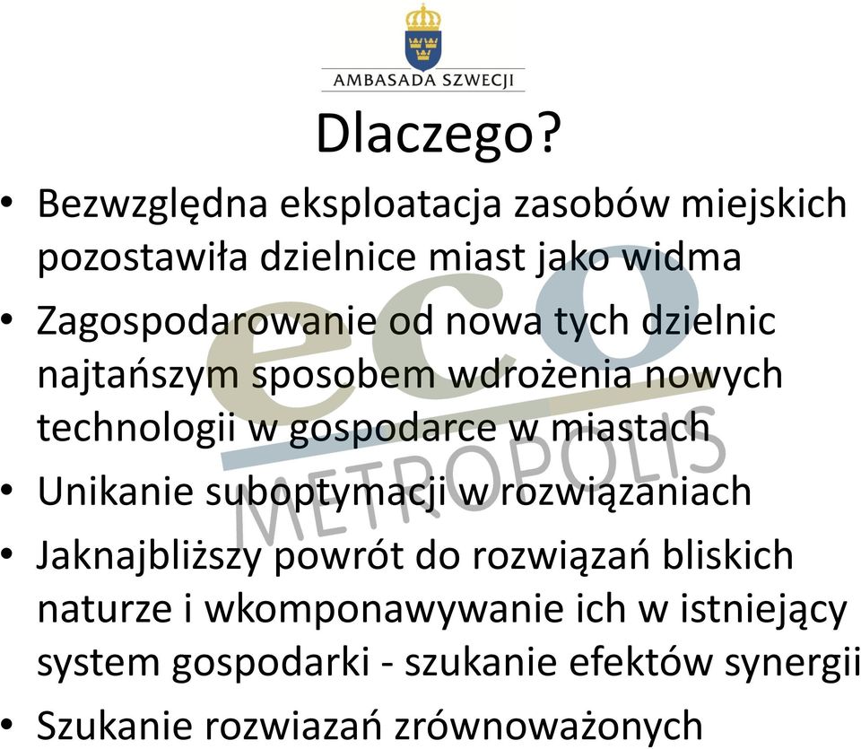 nowa tych dzielnic najtańszym sposobem wdrożenia nowych technologii w gospodarce w miastach Unikanie