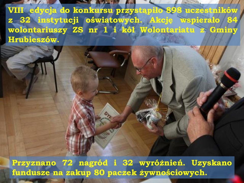 Akcję wspierało 84 wolontariuszy ZS nr 1 i kół Wolontariatu z