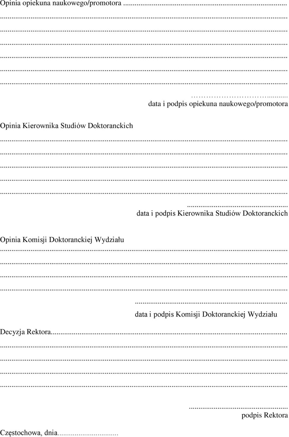 Doktoranckich.