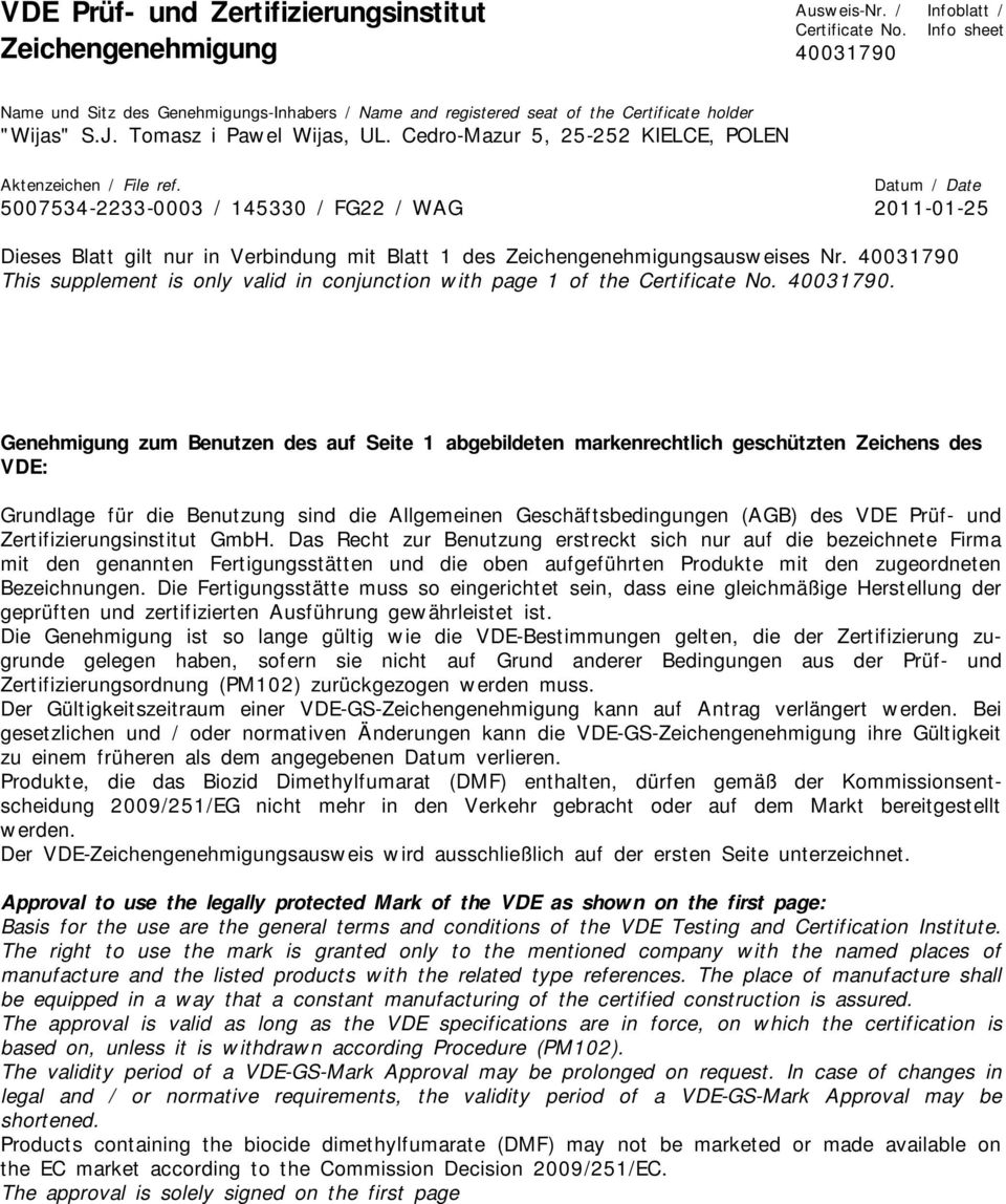 Zertifizierungsinstitut GmbH.