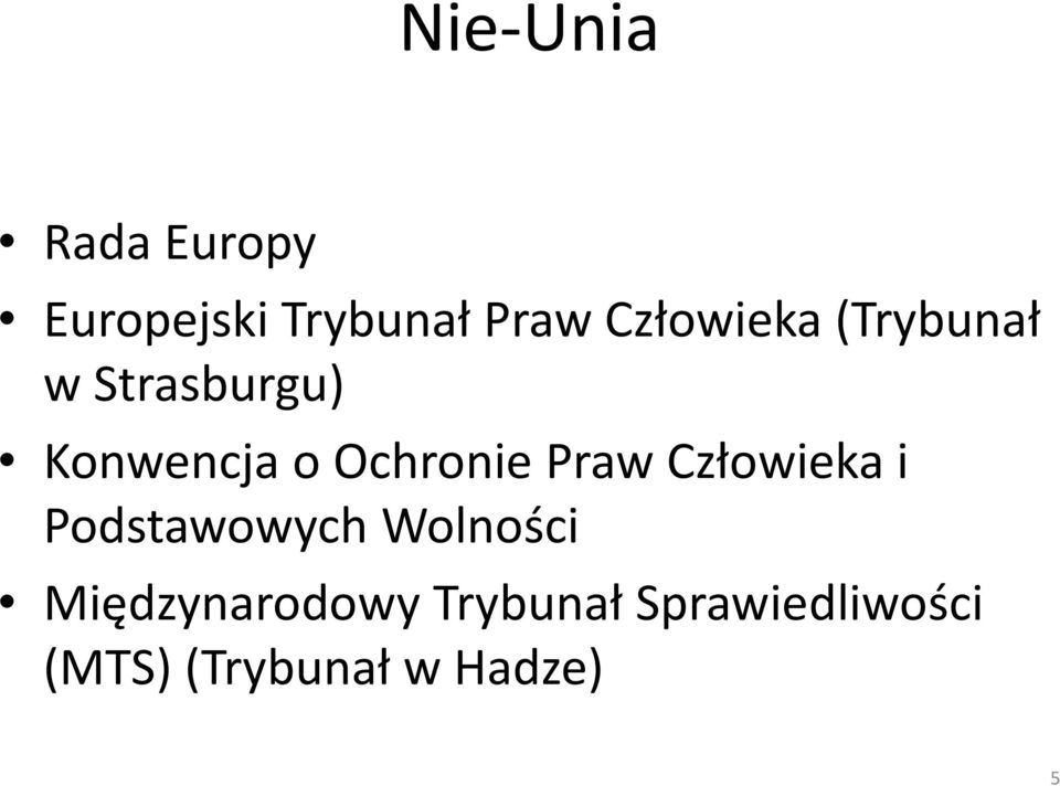 Ochronie Praw Człowieka i Podstawowych Wolności