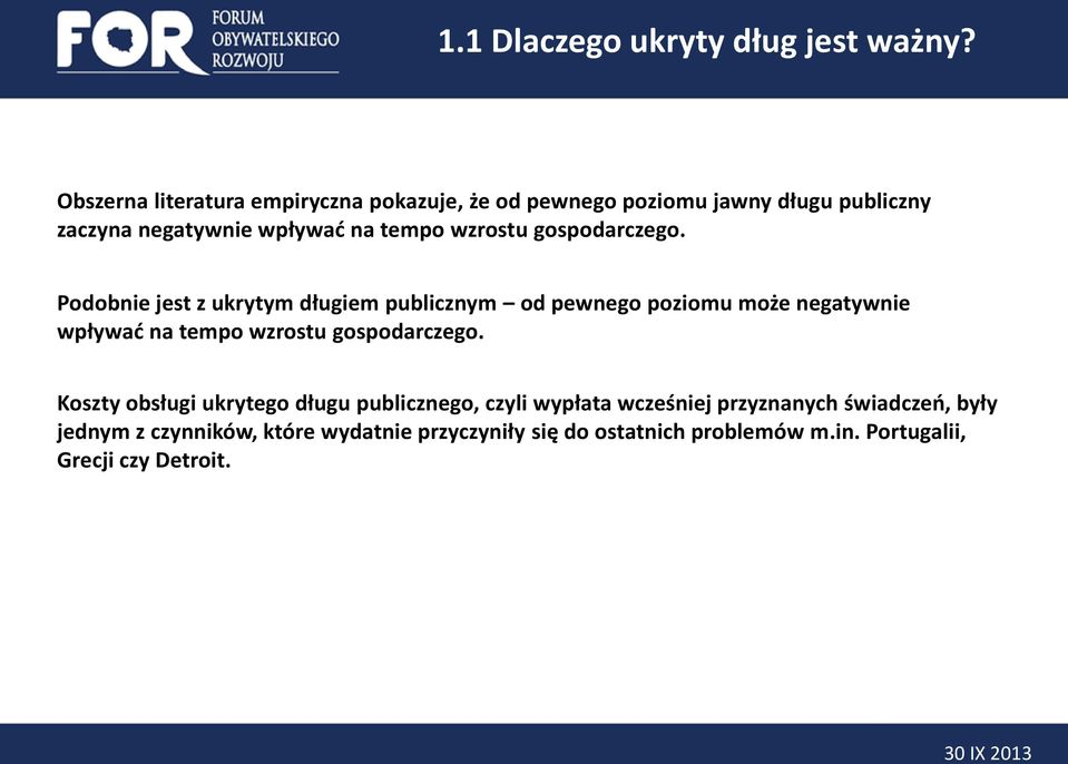 wzrostu gospodarczego.