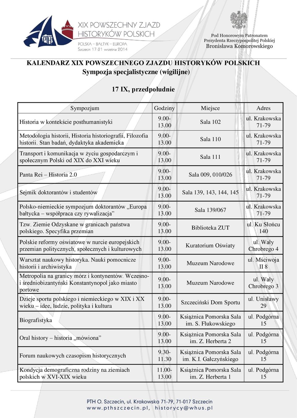 0 Sejmik doktorantów i studentów Polsko-niemieckie sympozjum doktorantów Europa bałtycka współpraca czy rywalizacja Tzw. Ziemie Odzyskane w granicach państwa polskiego.