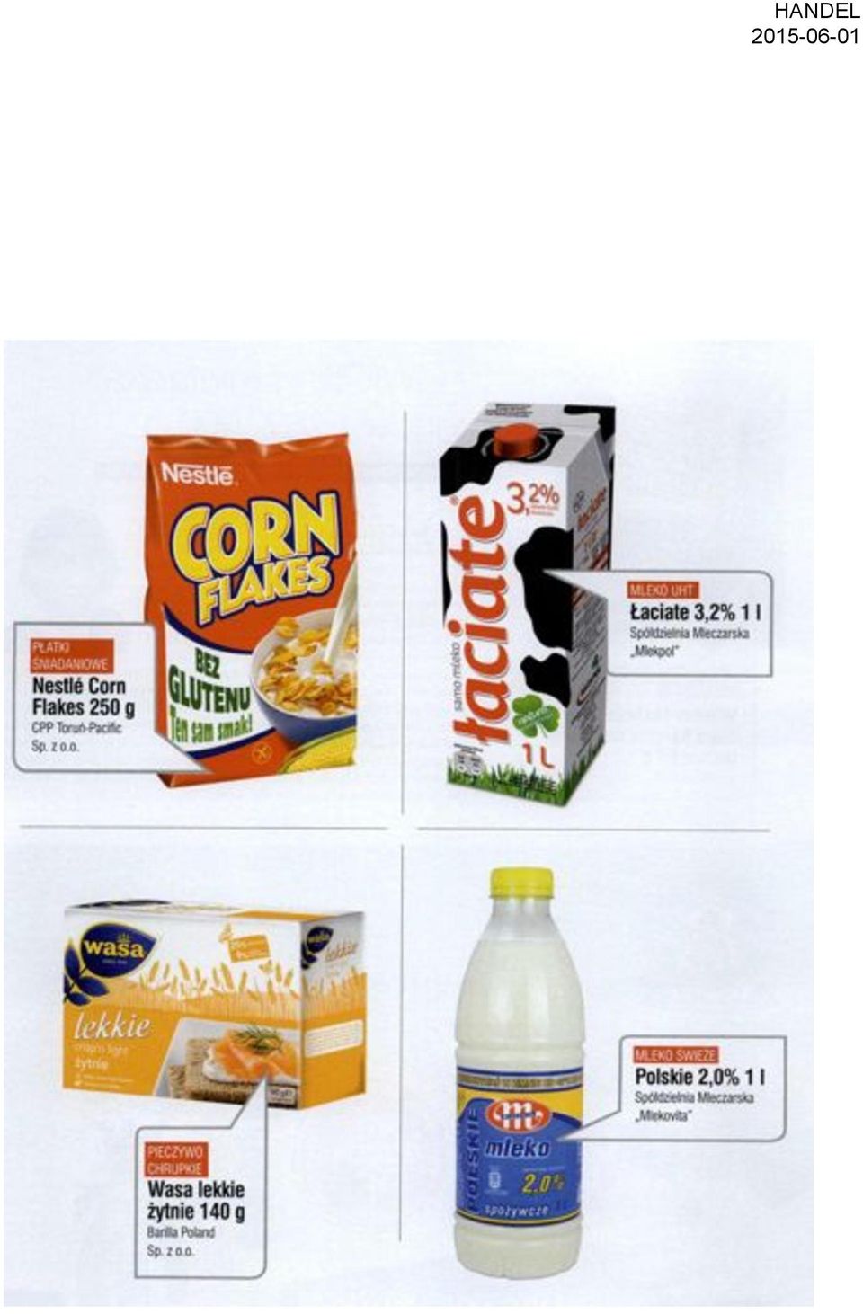 Mlekpol" iu W PIECZYWO CHRUPKIE Wasa lekkie żytnie 140 g Barilla Poland Sp.